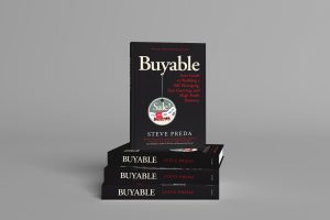 photo Steve Preda's new book, Buyable