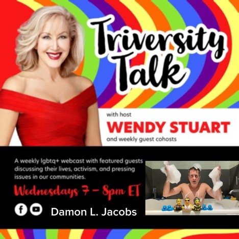 Wendy Stuart Presents TriVersity Talk! Wednesday, October 14th, 2025 At 7 PM ET With Featured Guest Damon L. Jacobs